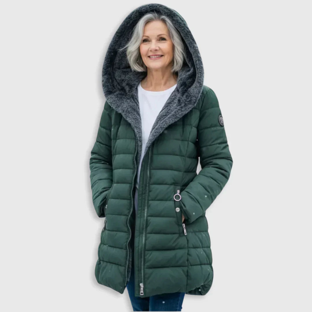 Nicole - Warme Winterjacke mit Kapuze