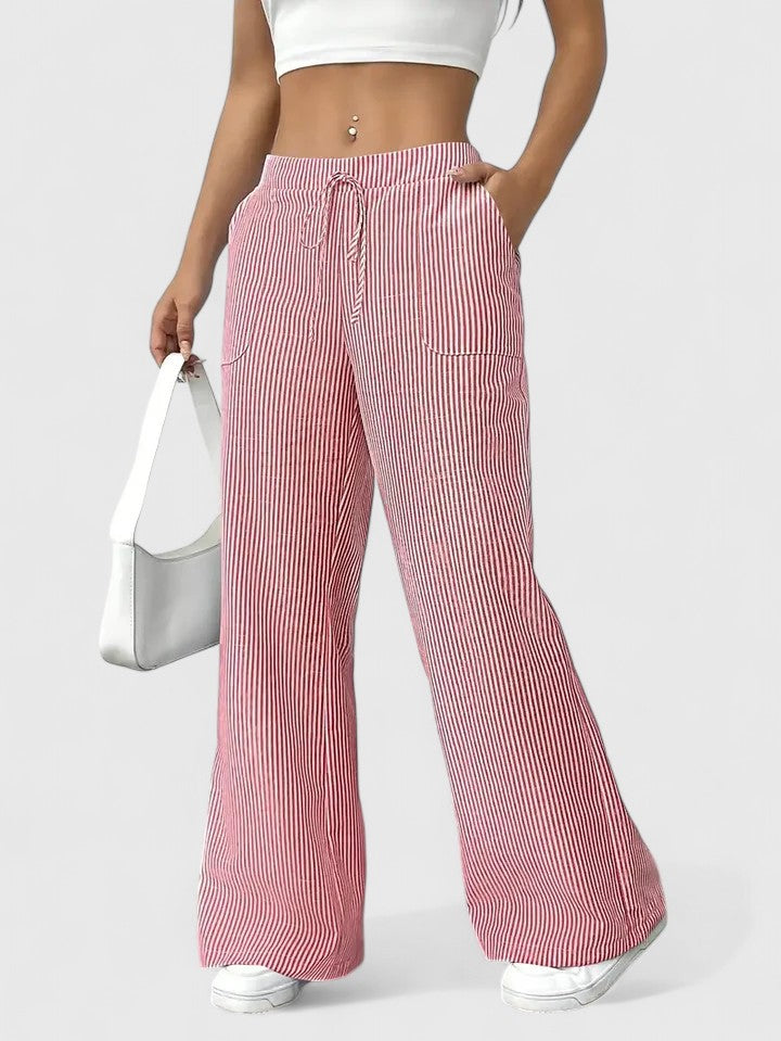 Dany – Weite, atmungsaktive Hose mit eleganten Details
