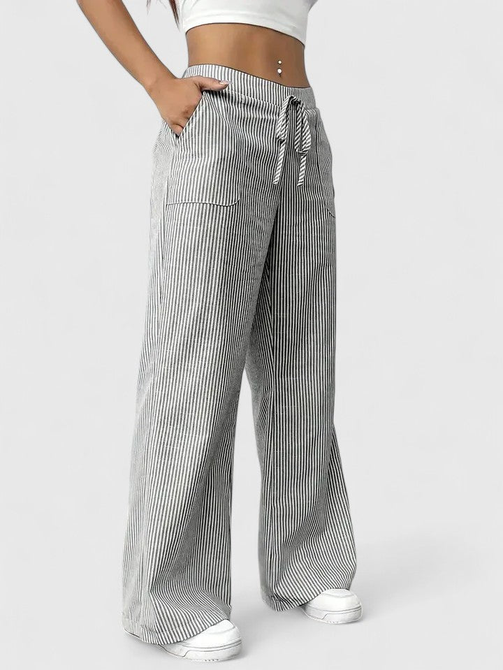 Dany – Weite, atmungsaktive Hose mit eleganten Details