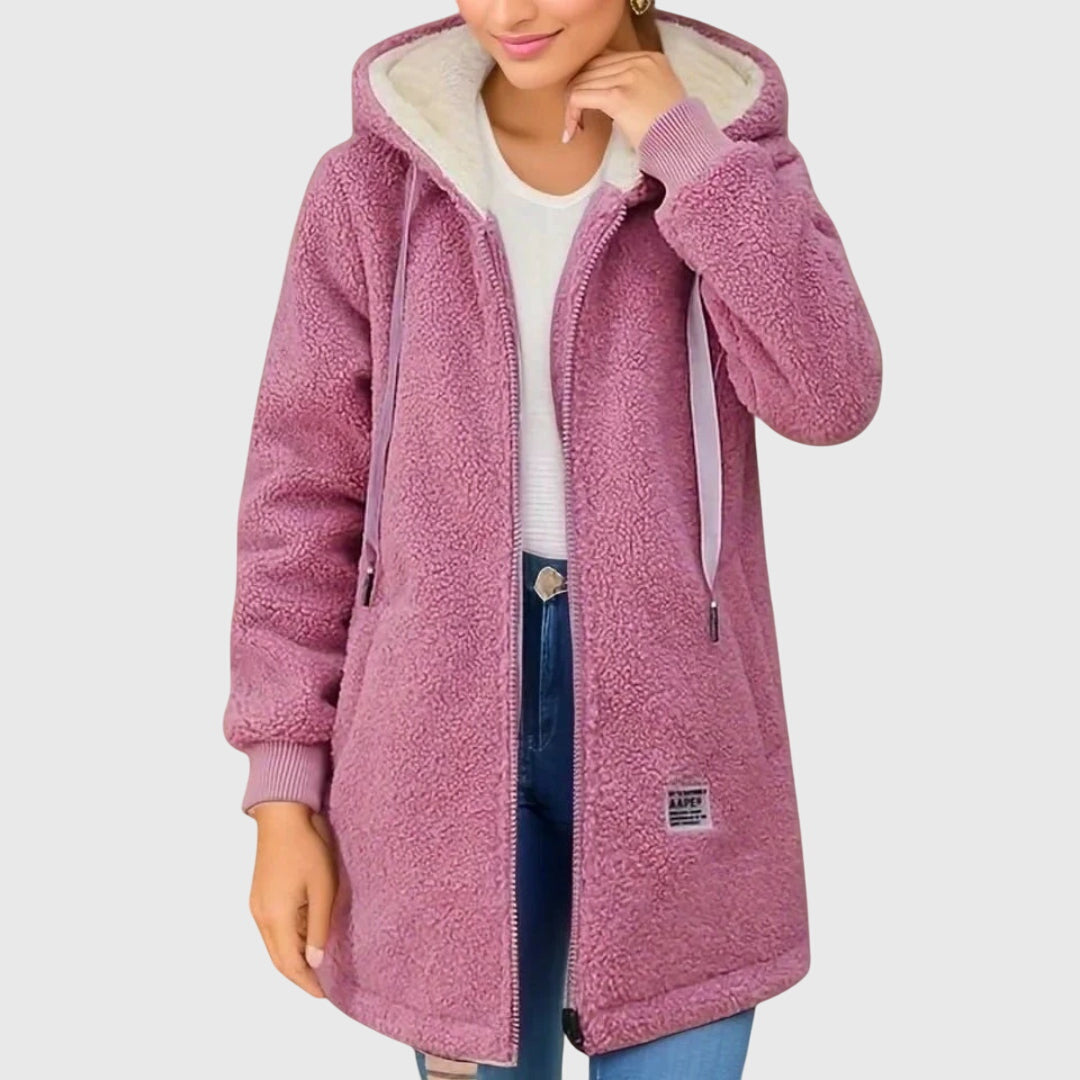 Vanie – Weiche Fleecejacke mit Kapuze