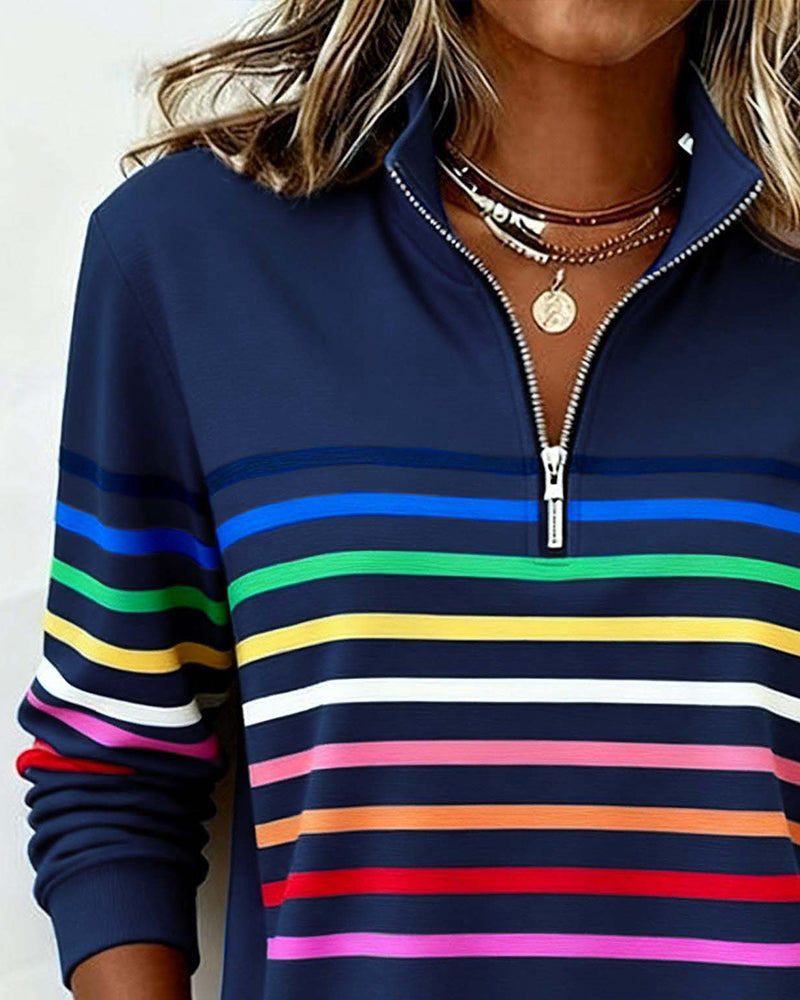 Jesie – Lässiger Pullover mit farbenfrohem Komfort
