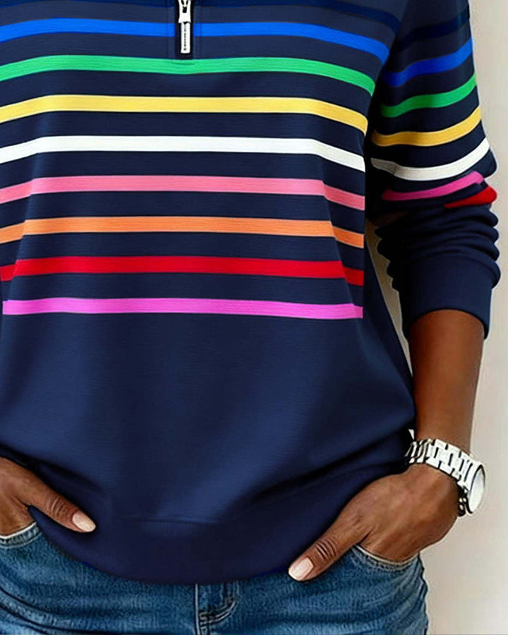 Jesie – Lässiger Pullover mit farbenfrohem Komfort