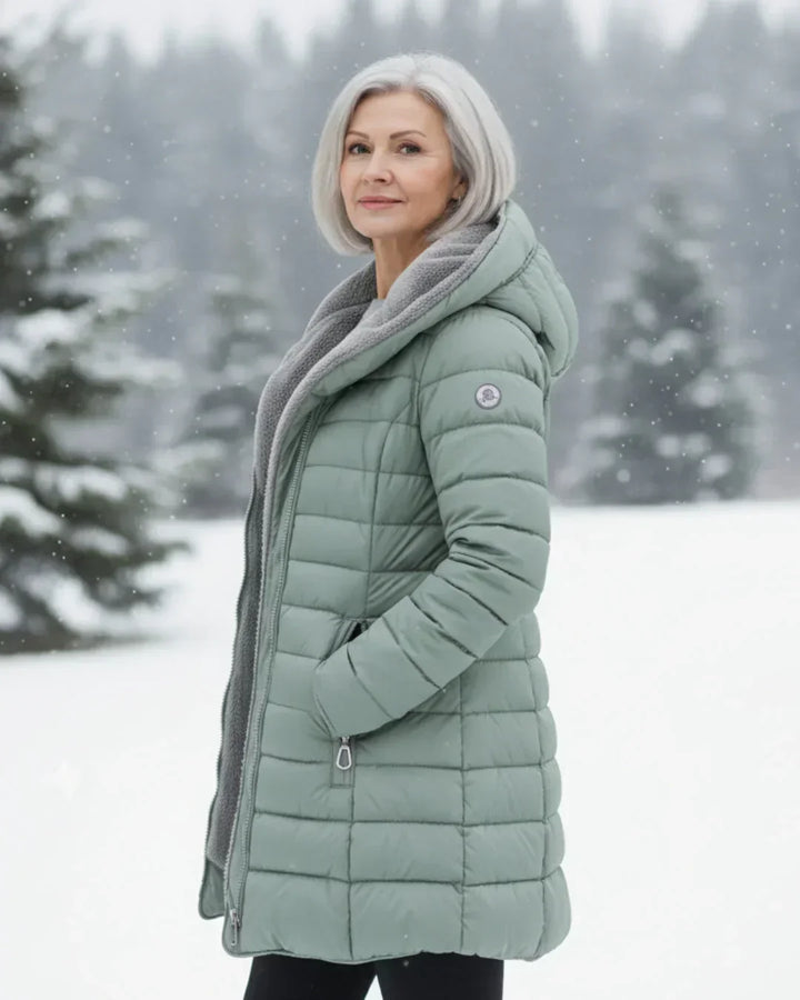 Nicole - Warme Winterjacke mit Kapuze