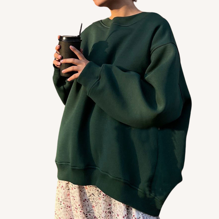 Haley | Übergroßes Fleece-Sweatshirt
