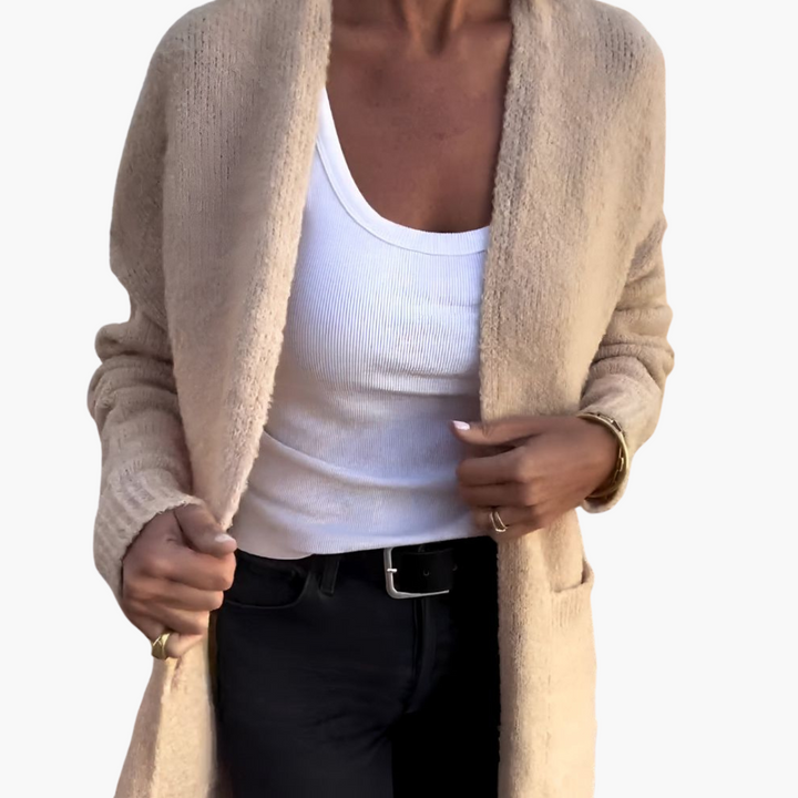 Holly | Legere Strickjacke mit Taschen