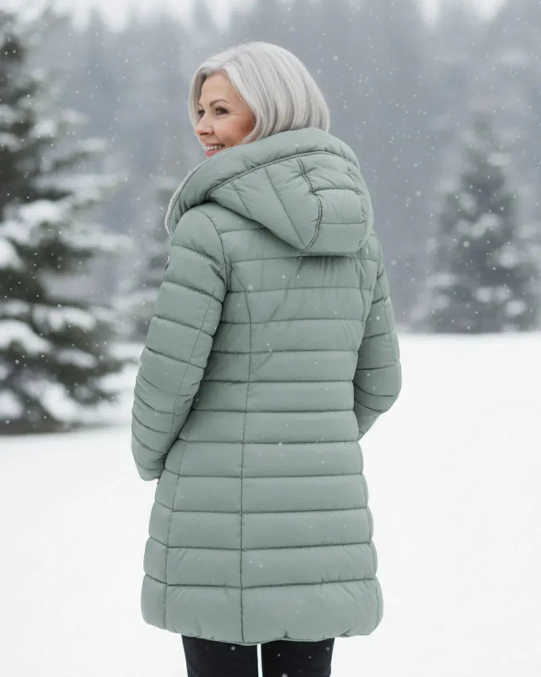 Nicole - Warme Winterjacke mit Kapuze