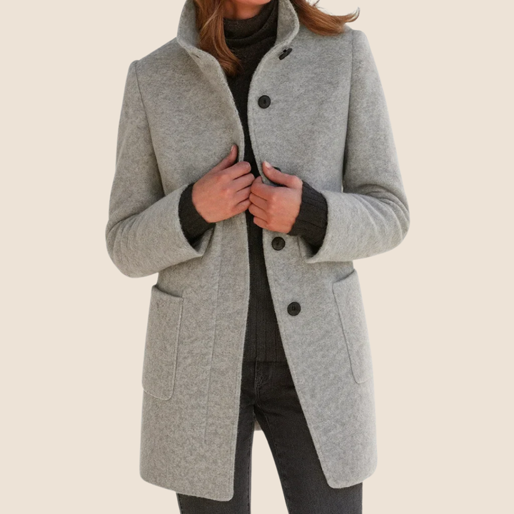 Vanessa - Elegante Midi-Wollmantel