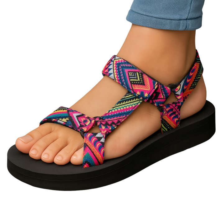 Mylene – Orthopädische Ledersandalen für ganztägigen Halt