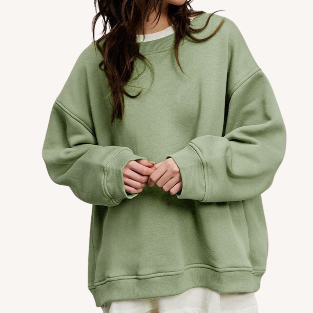 Haley | Übergroßes Fleece-Sweatshirt