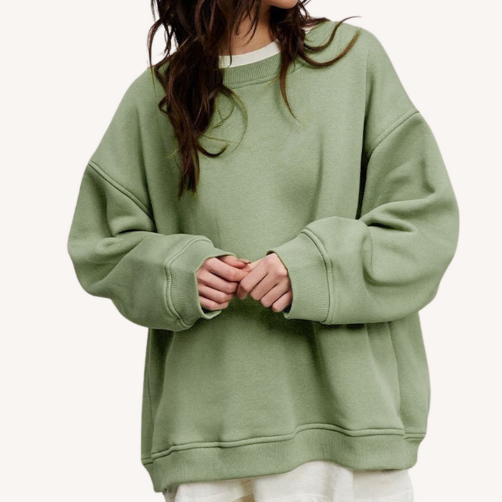 Haley | Übergroßes Fleece-Sweatshirt
