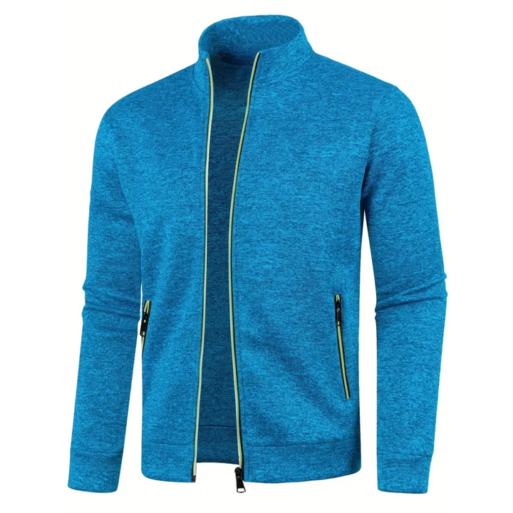Clint – Klassische Strickjacke mit Reißverschluss