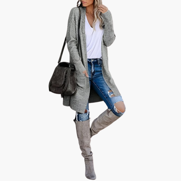 Holly | Legere Strickjacke mit Taschen