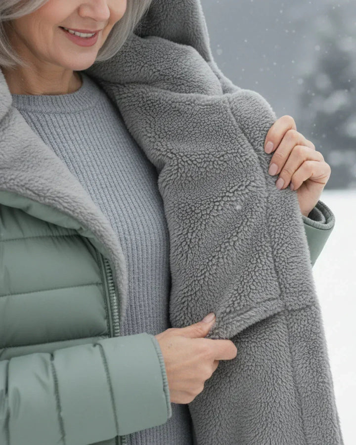 Nicole - Warme Winterjacke mit Kapuze