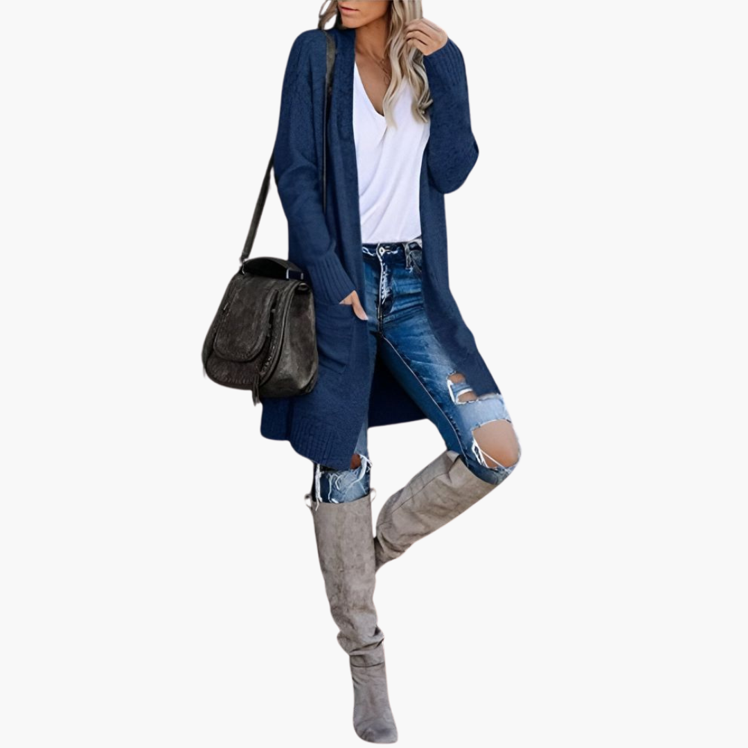Holly | Legere Strickjacke mit Taschen