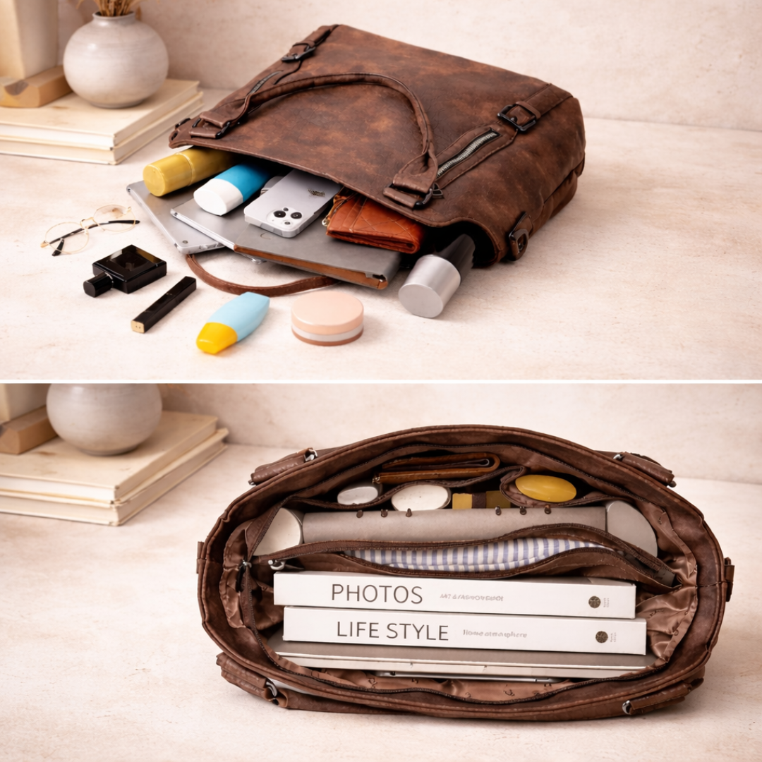 Althea – Strukturierte Alltagsschultertasche