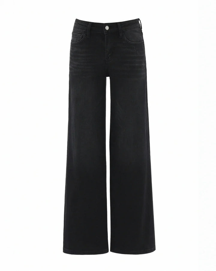 Remerie – Mid Rise BBL Wide Leg Jeans
