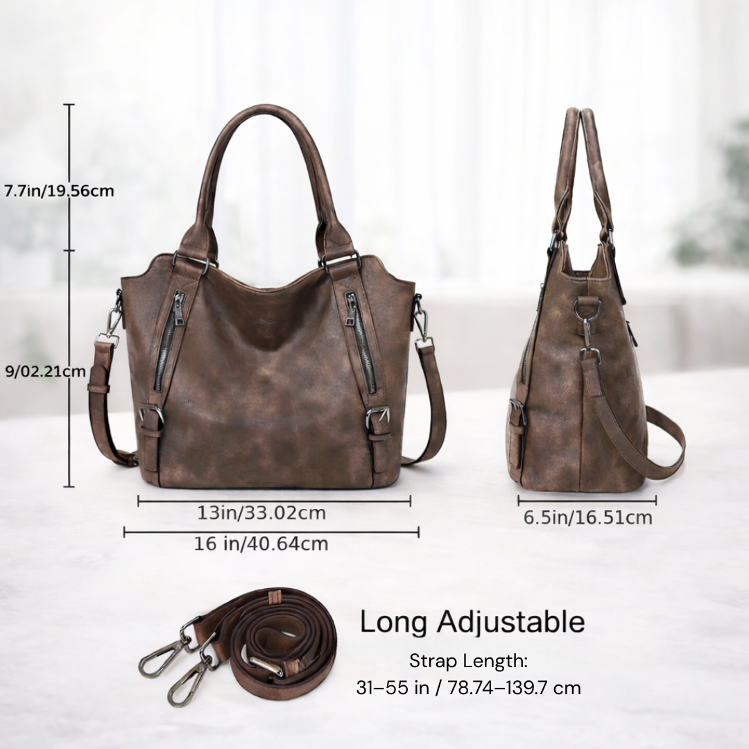 Althea – Strukturierte Alltagsschultertasche
