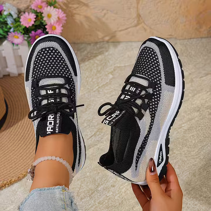 Ria – Atmungsaktive Mesh-Sneaker mit Farbverlauf