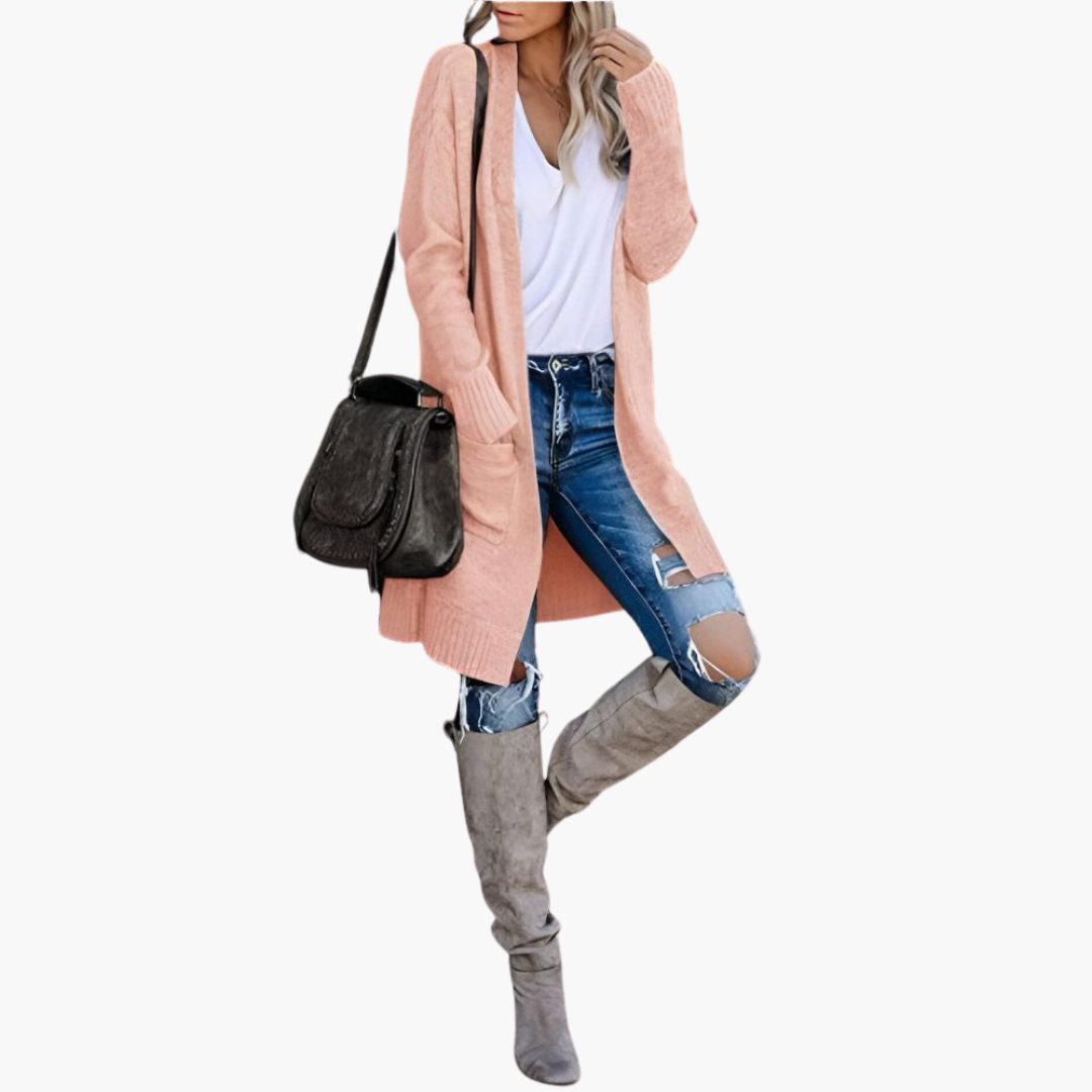 Holly | Legere Strickjacke mit Taschen