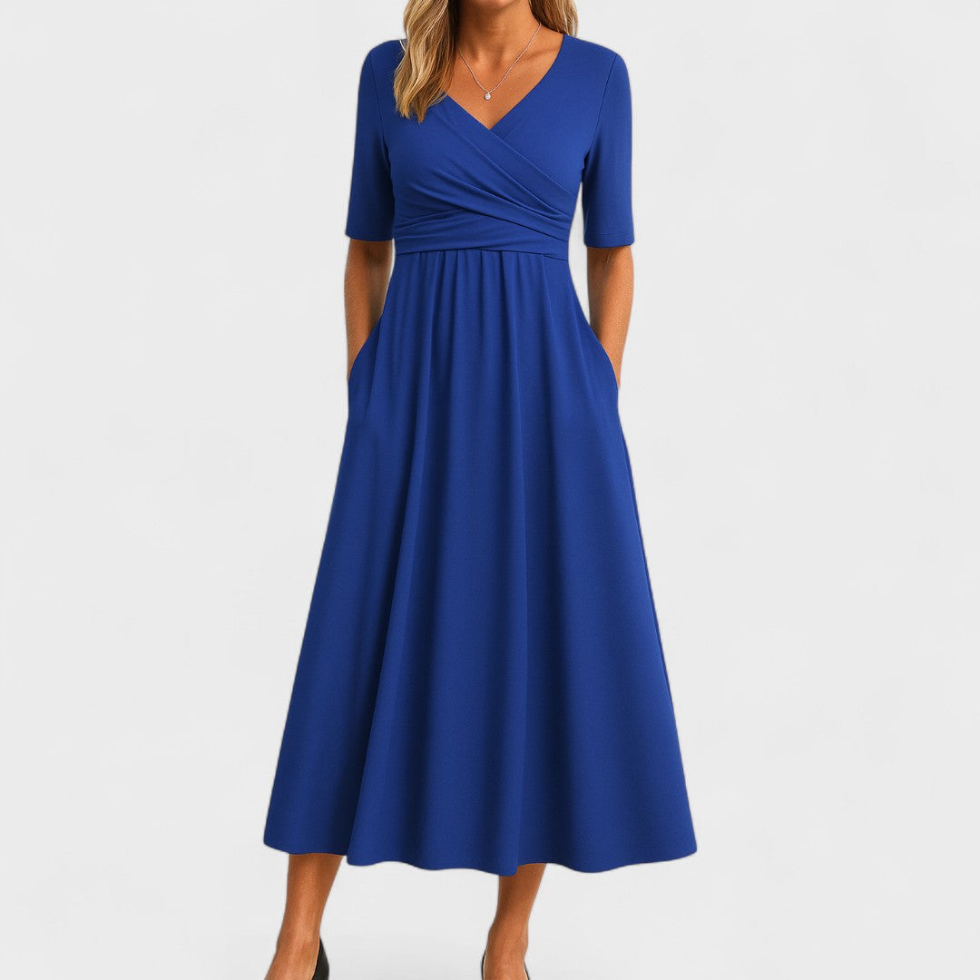 Joanne – Elegantes Midikleid mit vorteilhafter Passform