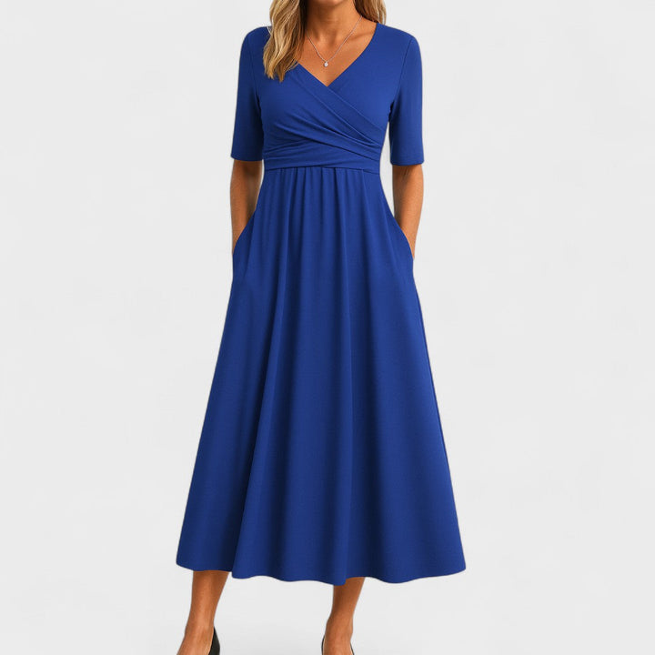 Joanne – Elegantes Midikleid mit vorteilhafter Passform
