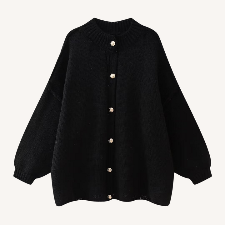 Petty | Rundhals-Strickjacke