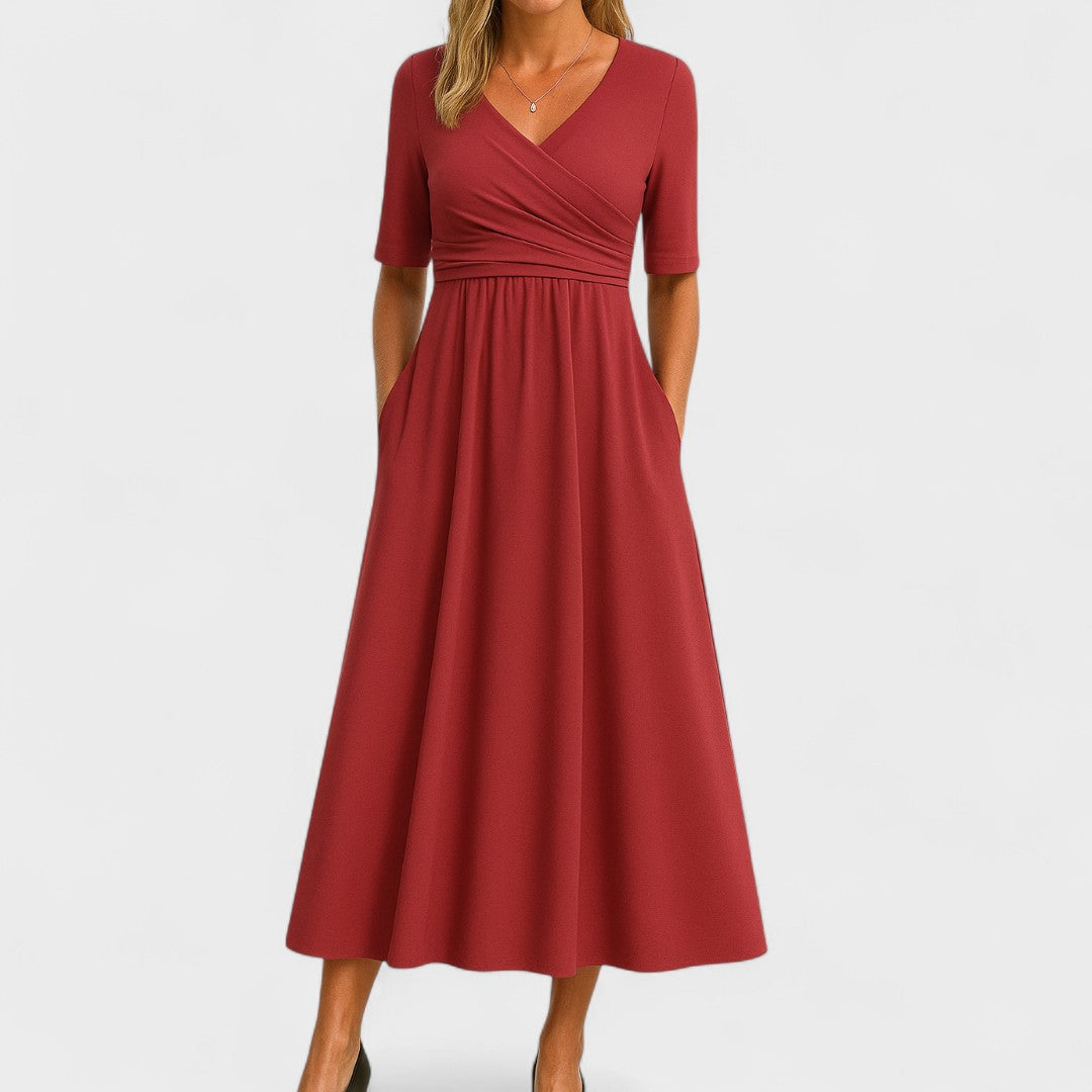Joanne – Elegantes Midikleid mit vorteilhafter Passform