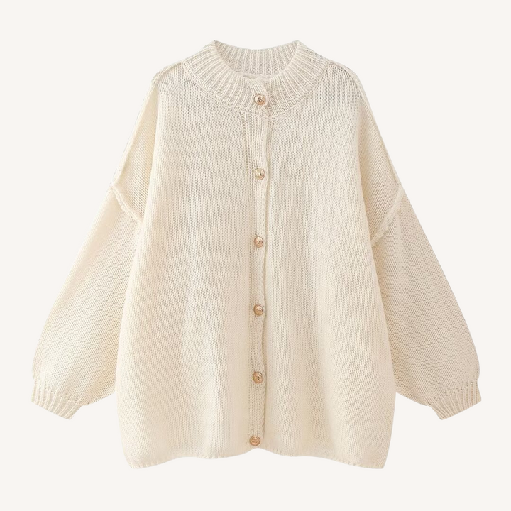 Petty | Rundhals-Strickjacke