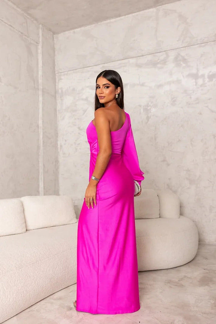 Zarra – Elegantes One-Shoulder-Maxikleid