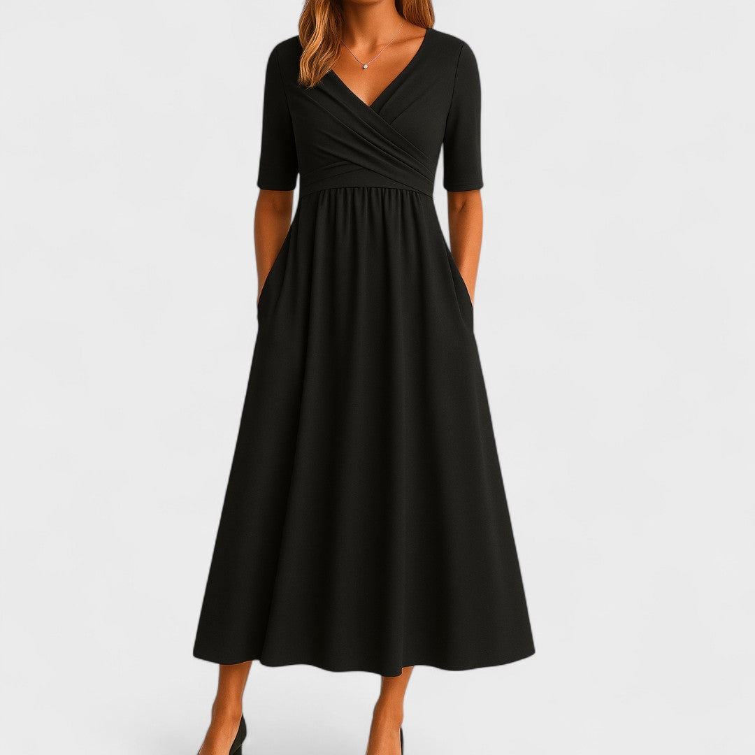 Joanne – Elegantes Midikleid mit vorteilhafter Passform