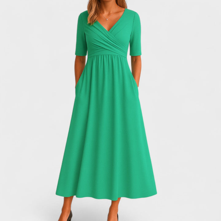 Joanne – Elegantes Midikleid mit vorteilhafter Passform