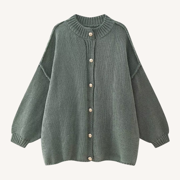 Petty | Rundhals-Strickjacke