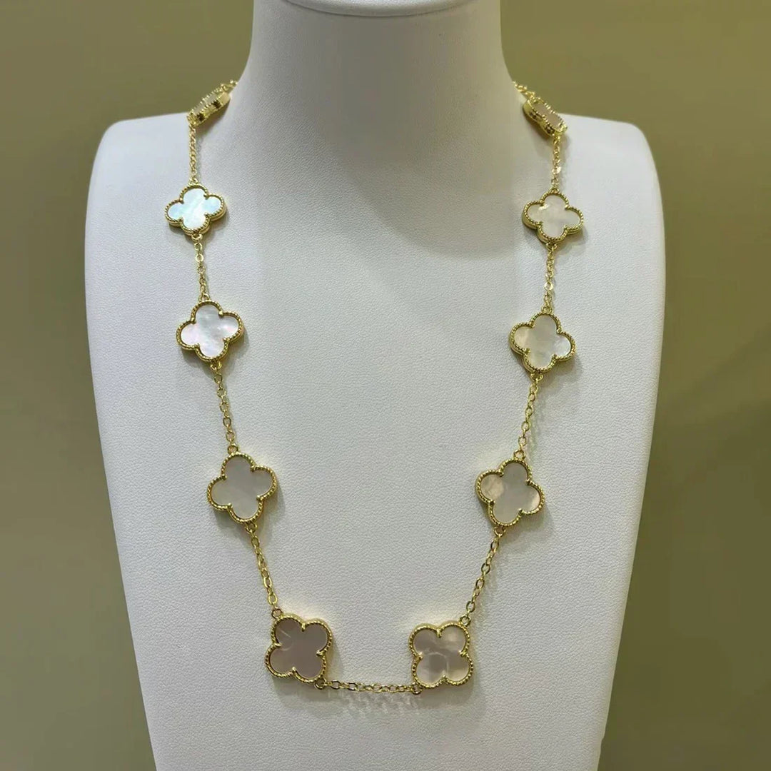 KLEEBLATT | 10 Motive Weißes Halsband