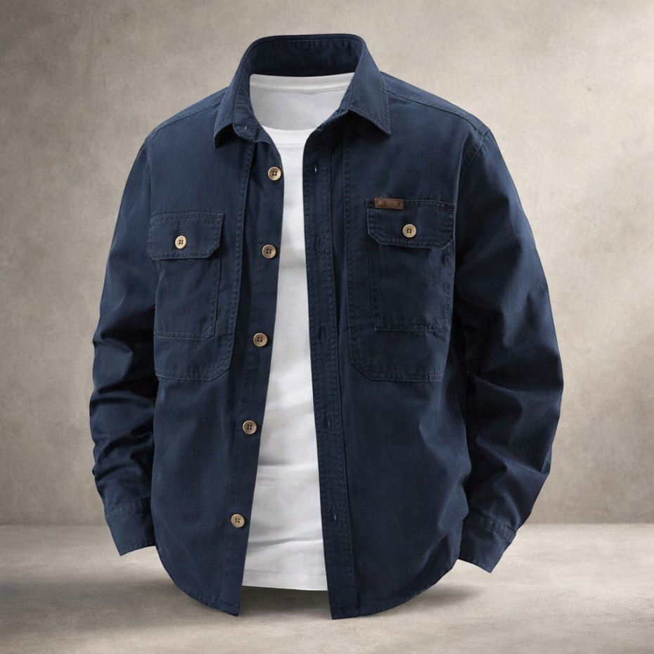 Arman - Schweres Baumwoll-Overshirt