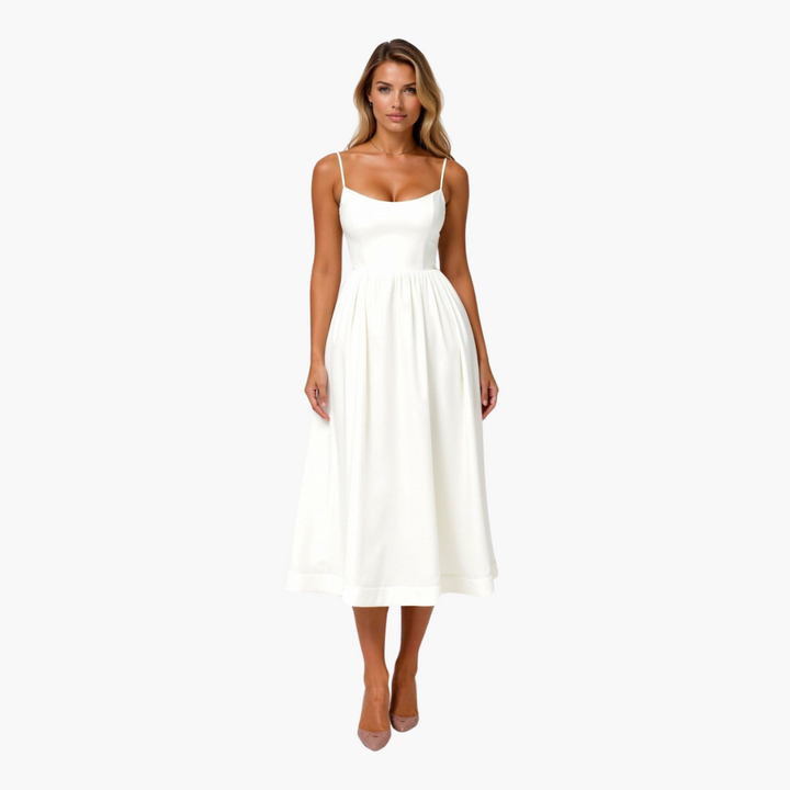 Isabella | Fließendes Midikleid