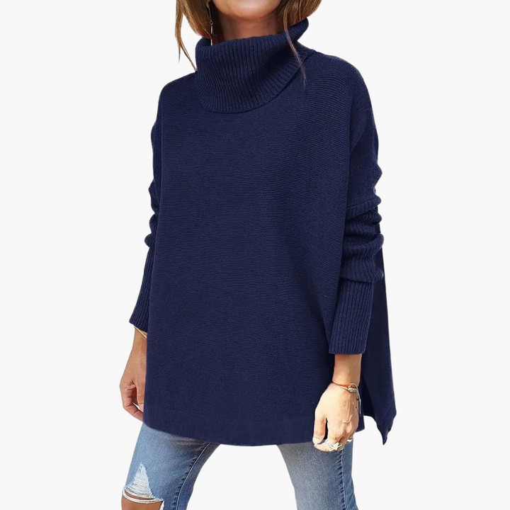 Leah | Hochgeschlossener Strickpullover