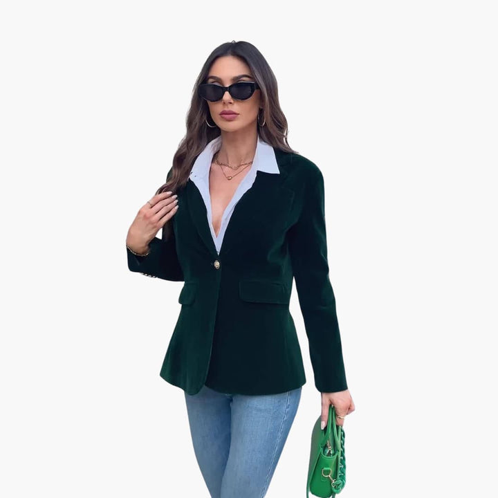 Maya | Eleganter Retro-Blazer einreihig