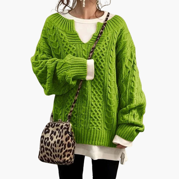 Holly | Übergroßer Strickpullover