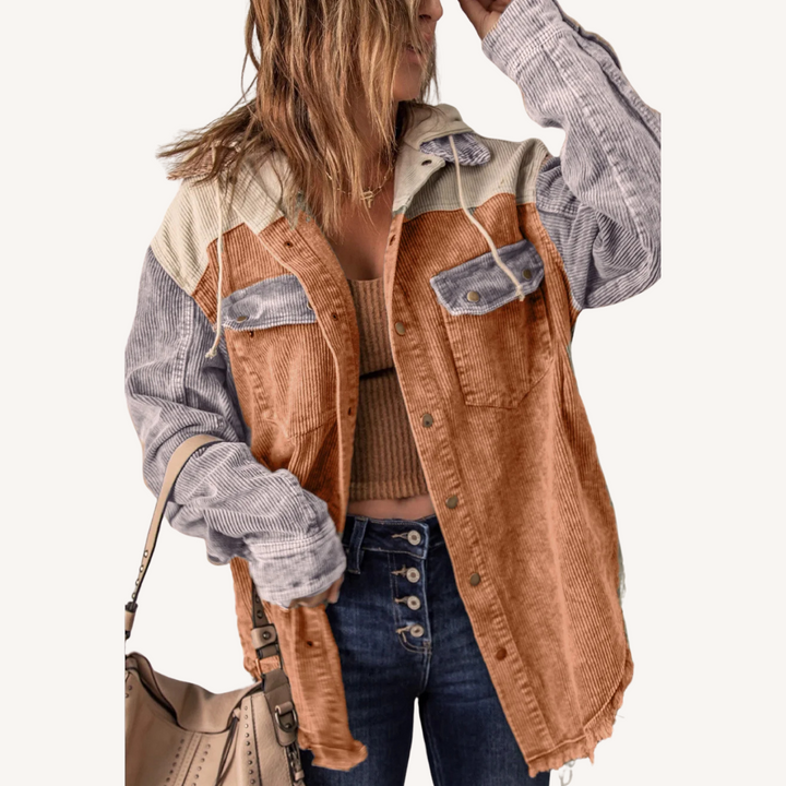 Nelli | Retro-Strickjacke mit Kapuze