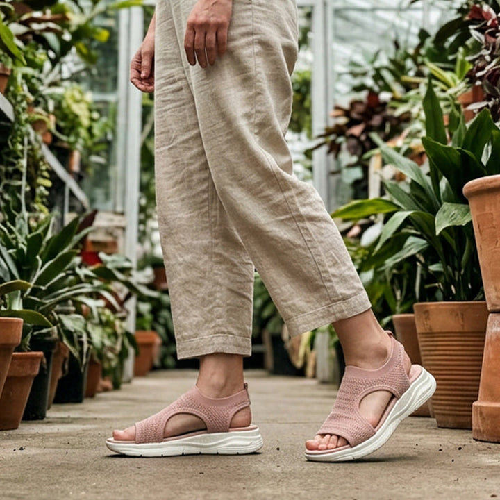 Kaela – Atmungsaktive Komfort-Sandalen mit offener Zehenpartie