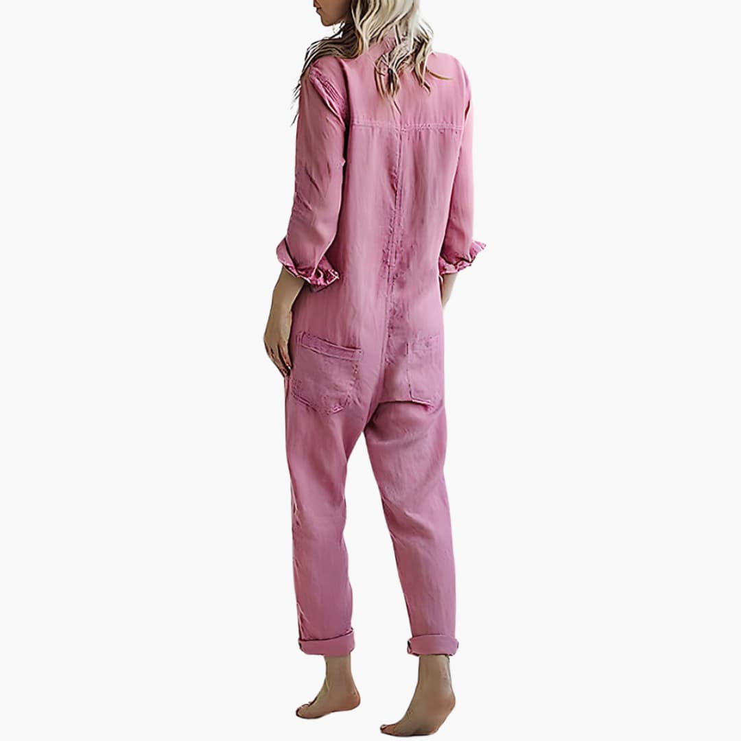 Martha | Elegantes Langarm-Jumpsuit