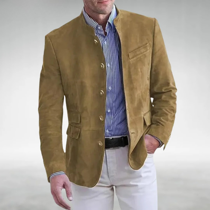 Markus – Wildlederjacke mit Stehkragen