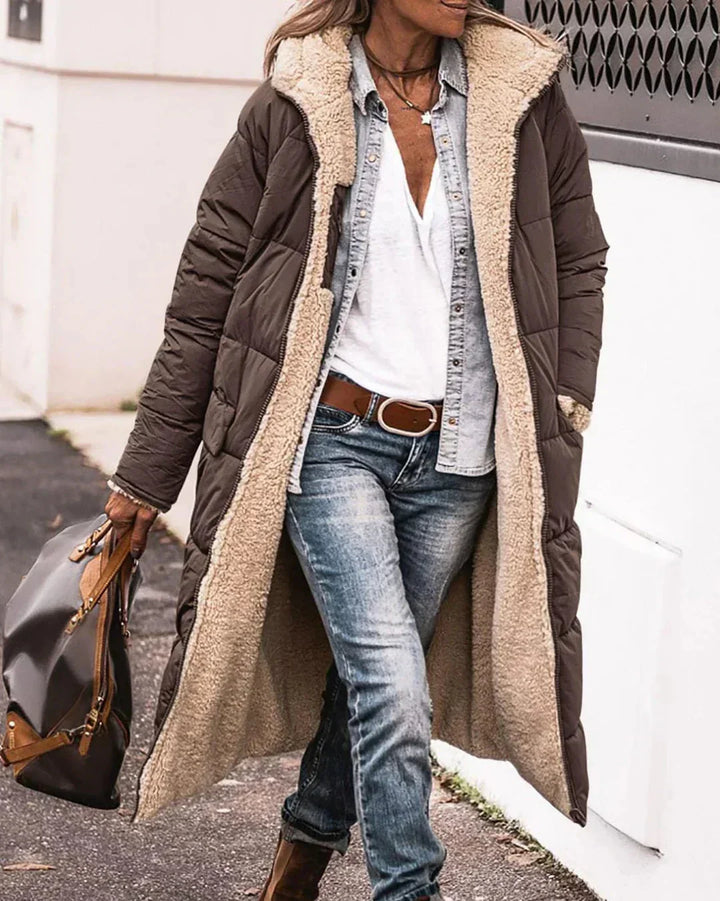 Marielle – Wendbare lange Winterjacke