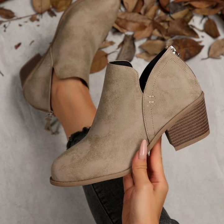 Hera – Stiefeletten mit strukturierten Fransen