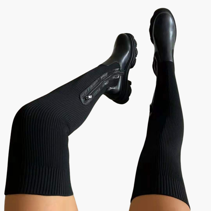 Emily | Elegante kniehohe Stiefel