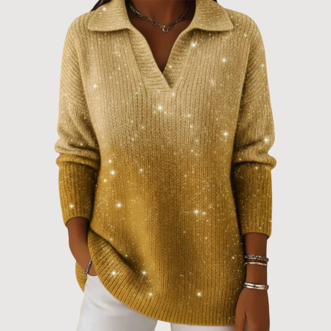 Marrie – Glitzer-Strickpullover