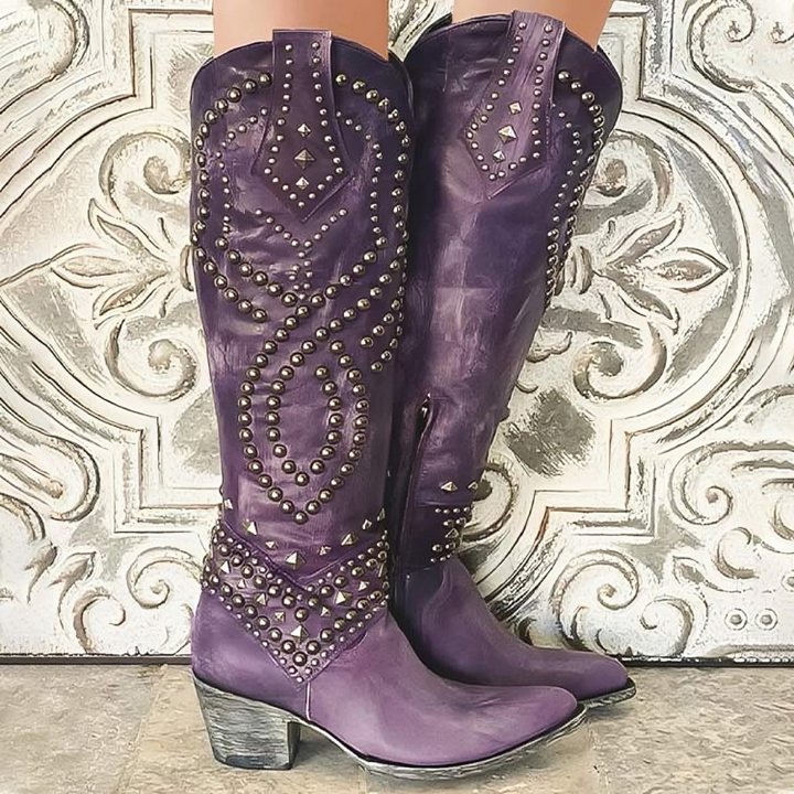 Rufa - Western-Stiefel mit kniehohem Schaft
