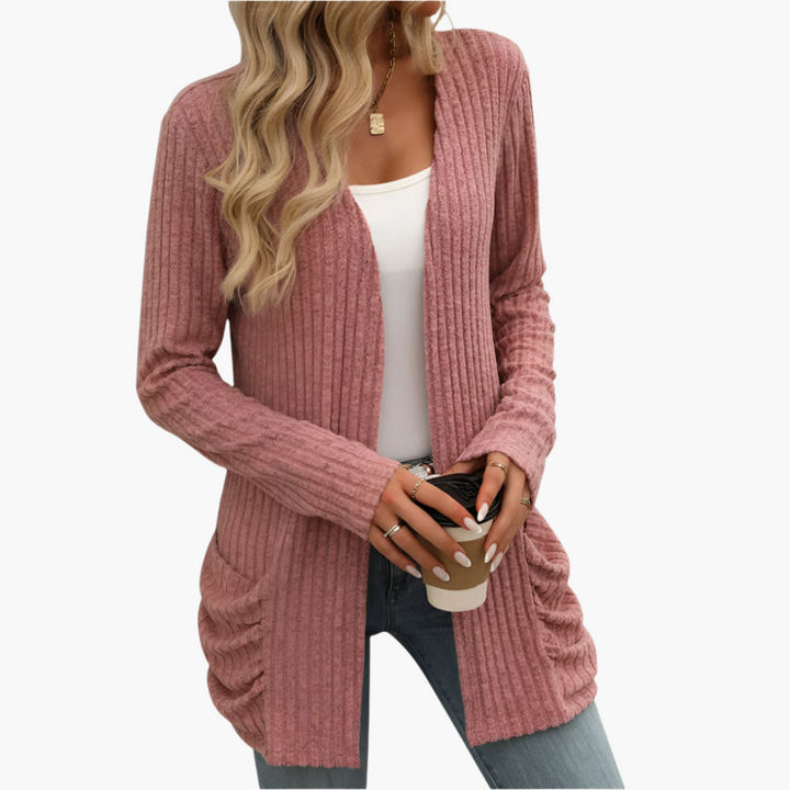 Violett | Strickjacke