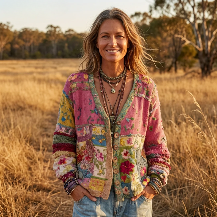 Collins – Ultraweiche Boho-Strickjacke