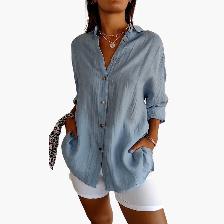 Sienna | Elegante Plisseebluse